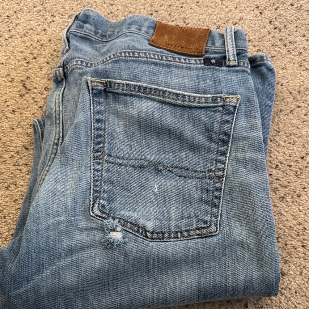 Lucky Brand Light Blue Men's Straight Jeans